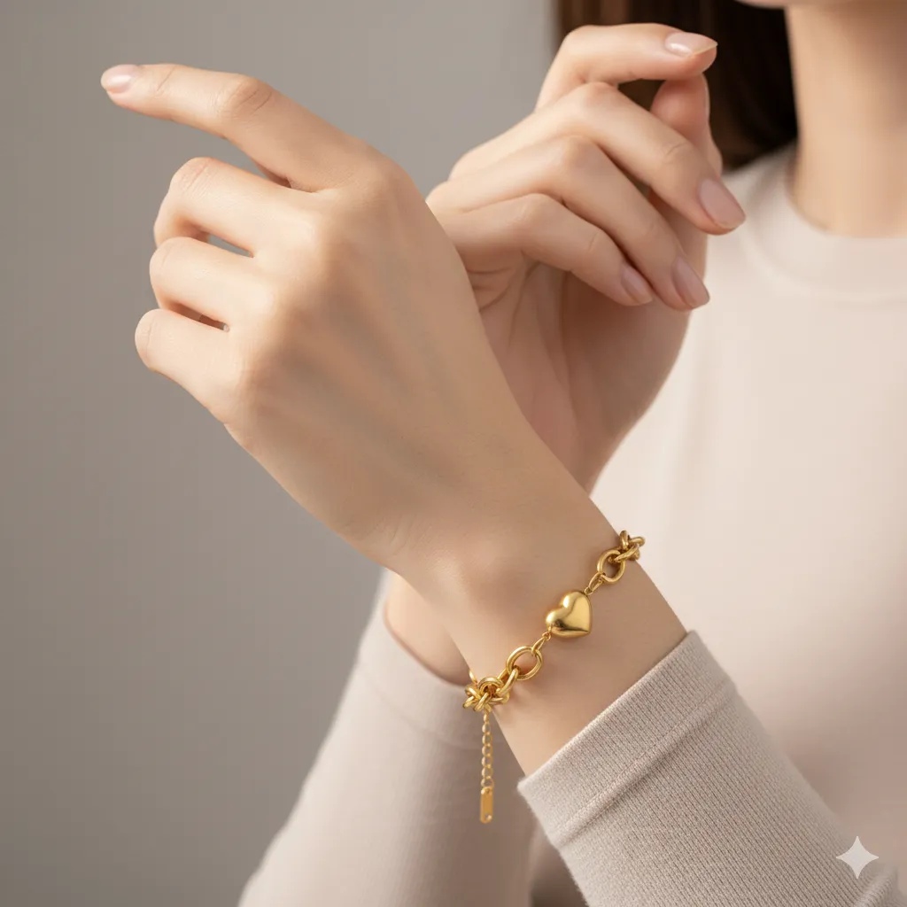 heart bracelets chain